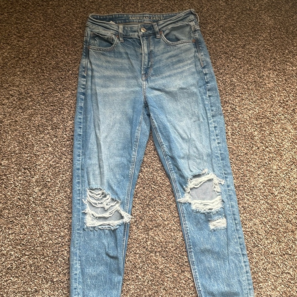 American Eagle Strigid High Waisted Jeans